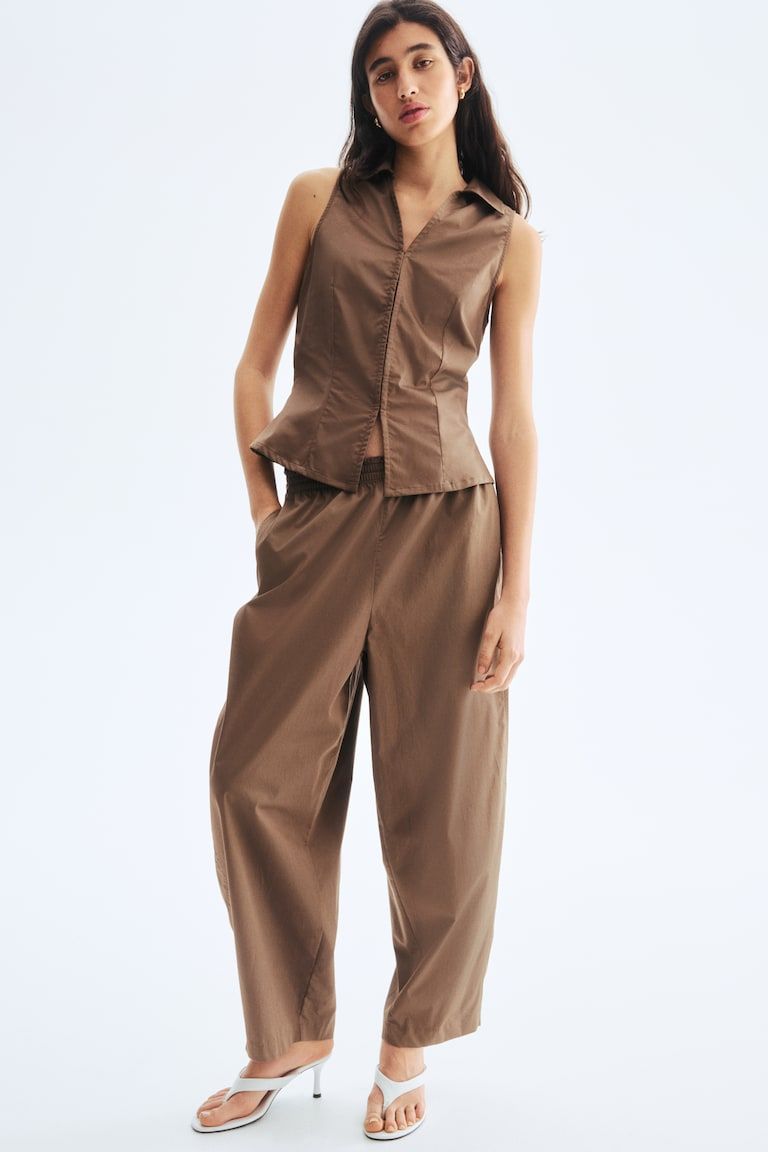 Ankle-Length Pull-On Pants