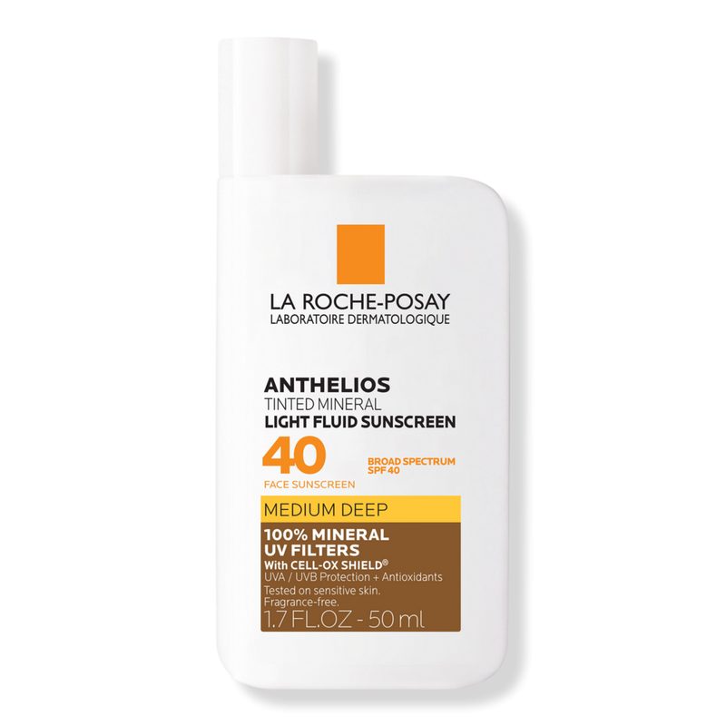 Anthelios Mineral Tinted Fluid Face Sunscreen SPF 40 - Medium/Deep