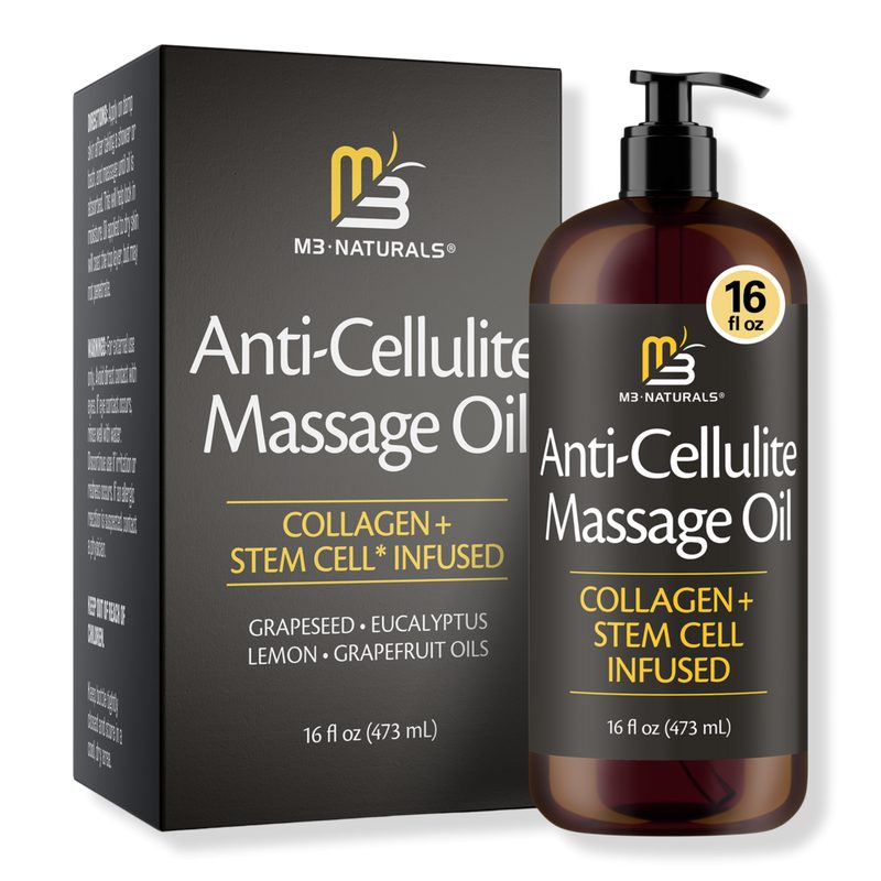 Anti Cellulite Massage Oil Skin Tightening Body Oil - 16 oz