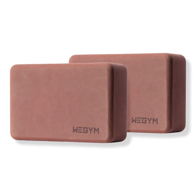 Anti-Slip EVA Foam Yoga Blocks Set - Rose