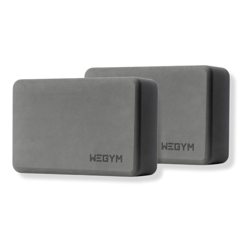 Anti-Slip EVA Foam Yoga Blocks Set - Slate
