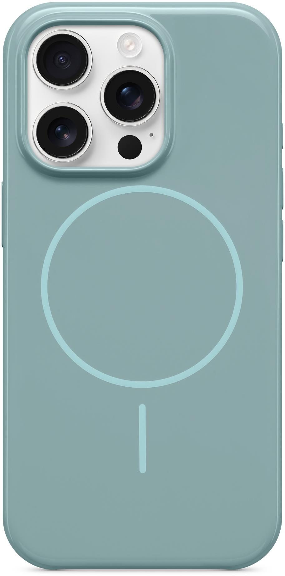 Apple Beats cover with MagSafe on iPhone 16 Pro navy blue
