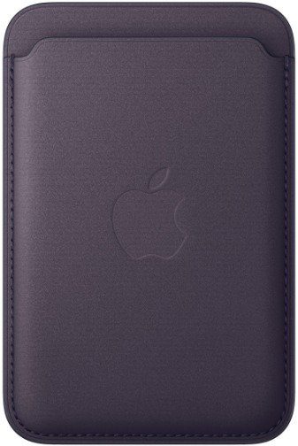 Apple FineWoven Wallet with MagSafe for iPhone midnight purple