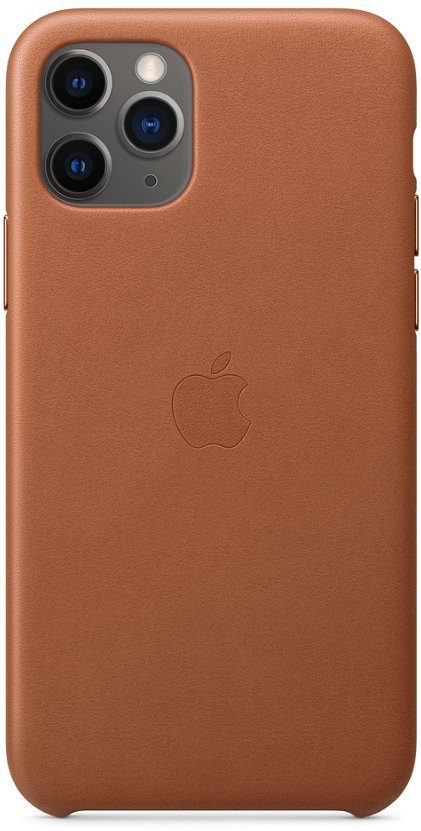 Apple iPhone 11 Pro Leather Cover, Saddle Brown