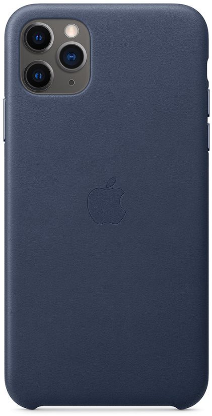 Apple iPhone 11 Pro Max Leather Cover Midnight Blue