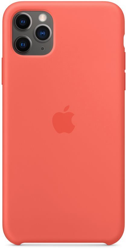 Apple iPhone 11 Pro Max Silicone Cover, Mandarin