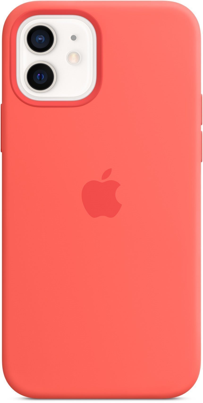 Apple iPhone 12 Mini Silicone Case with MagSafe, Citrus Pink