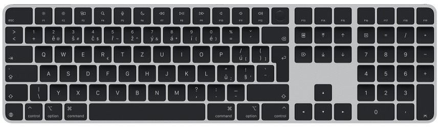 Apple Magic Keyboard 2024 with Touch ID, black keys - EN
