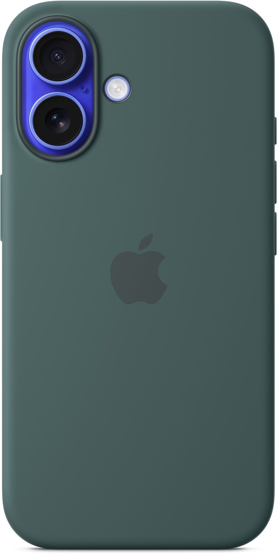 Apple Silicone Cover with MagSafe for iPhone 16 lake green