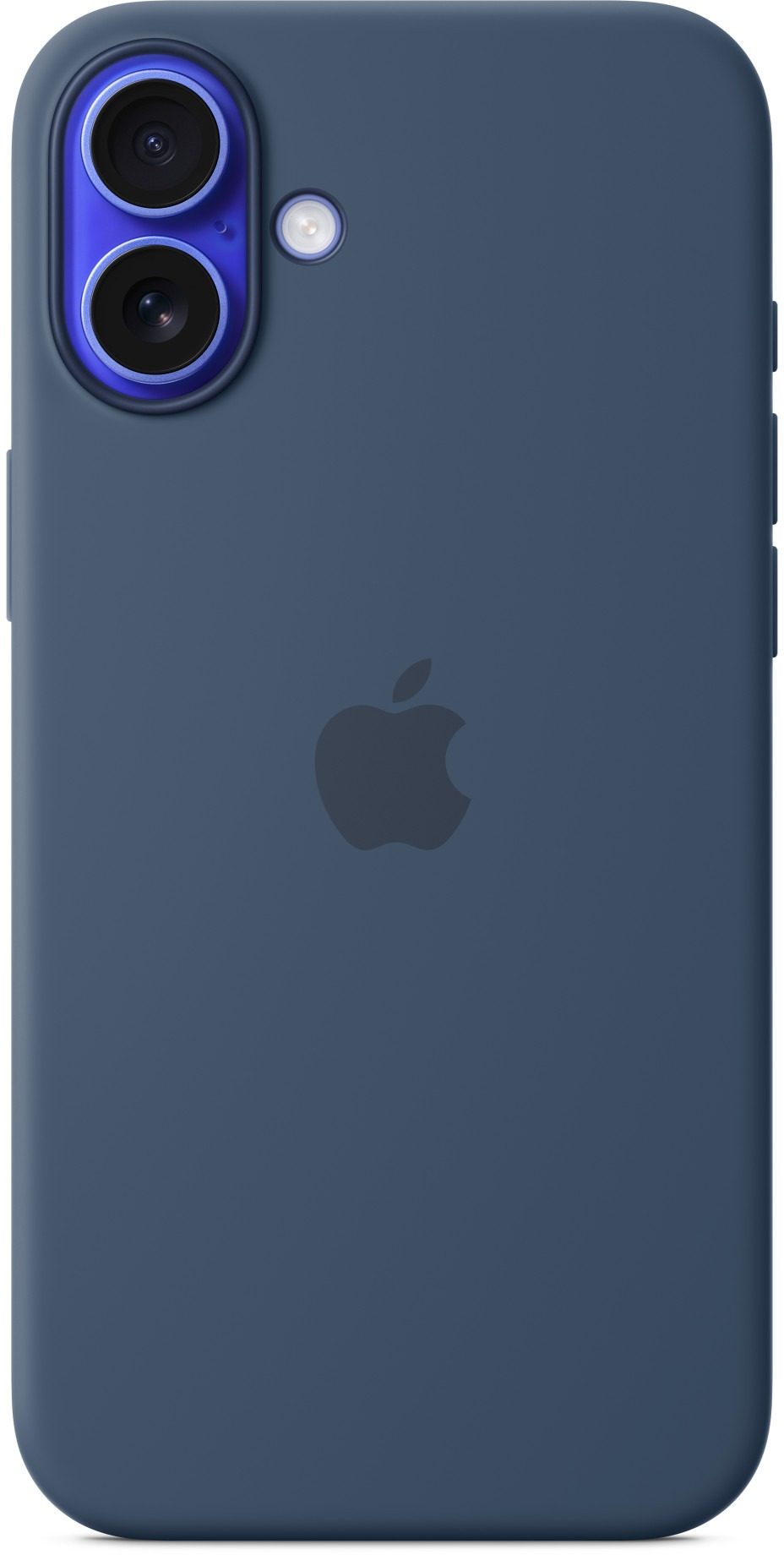Apple Silicone Cover with MagSafe for iPhone 16 Plus denim