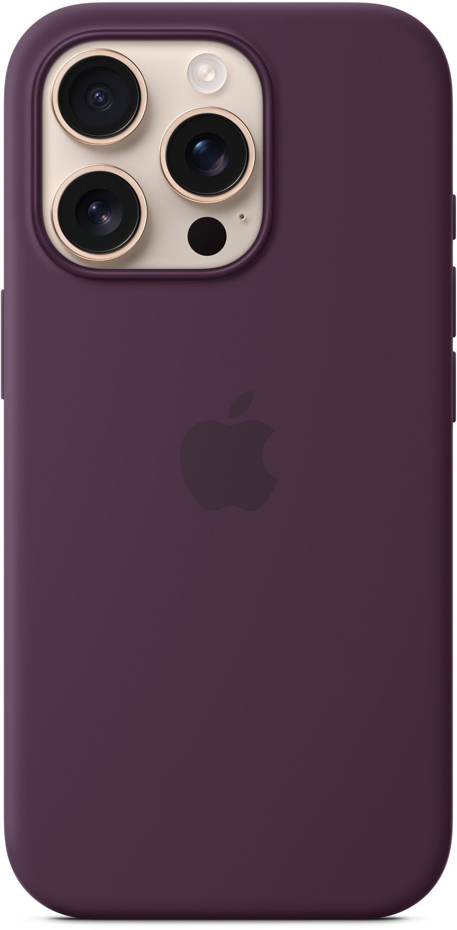 Apple Silicone Cover with MagSafe for iPhone 16 Pro plum