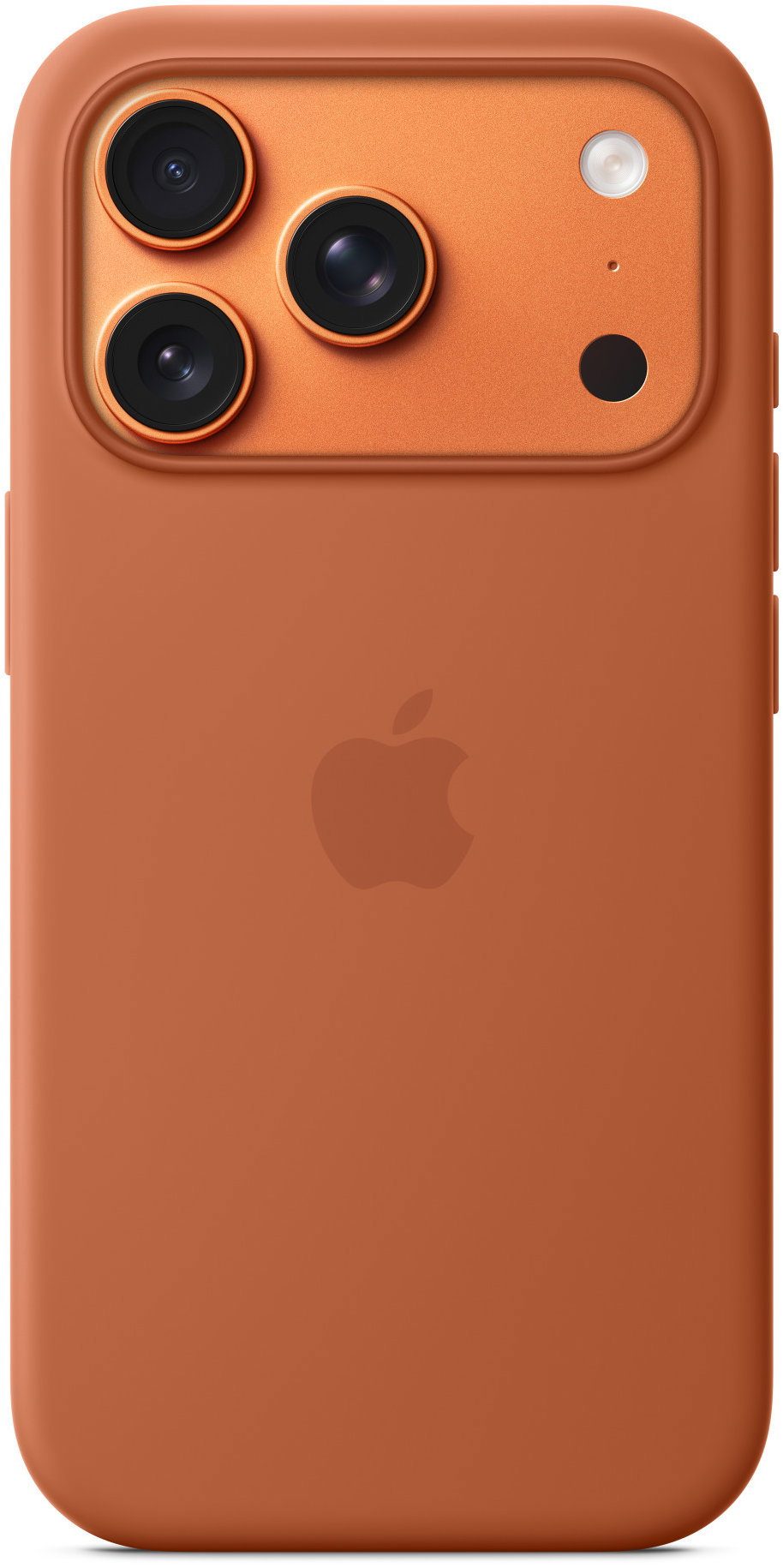 Apple Silicone Cover with MagSafe for iPhone 17 Pro terracotta