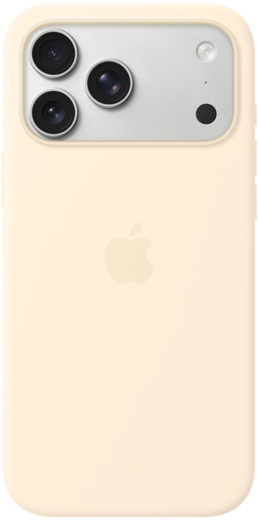 Apple Silicone Cover with MagSafe for iPhone 17 Pro vanilla