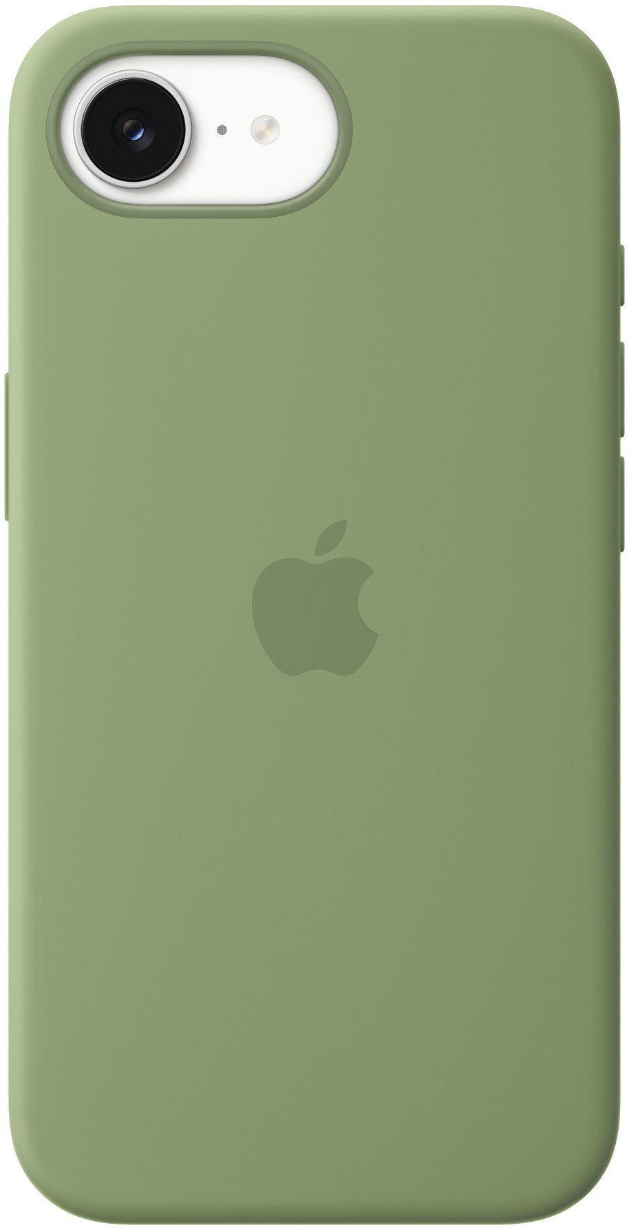 Apple Silicone cover with MagSafe for iPhone 17e light moss