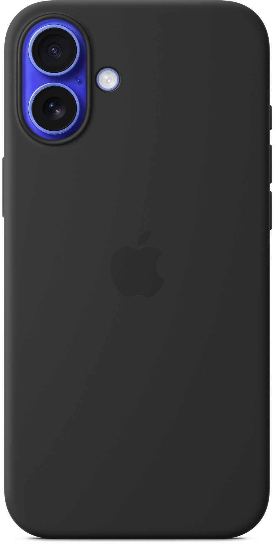 Apple Silicone cover with MagSafe on iPhone 16 Plus black