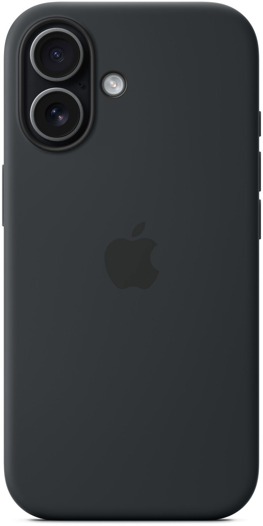 Apple Silicone cover with MagSafe on iPhone 17 black