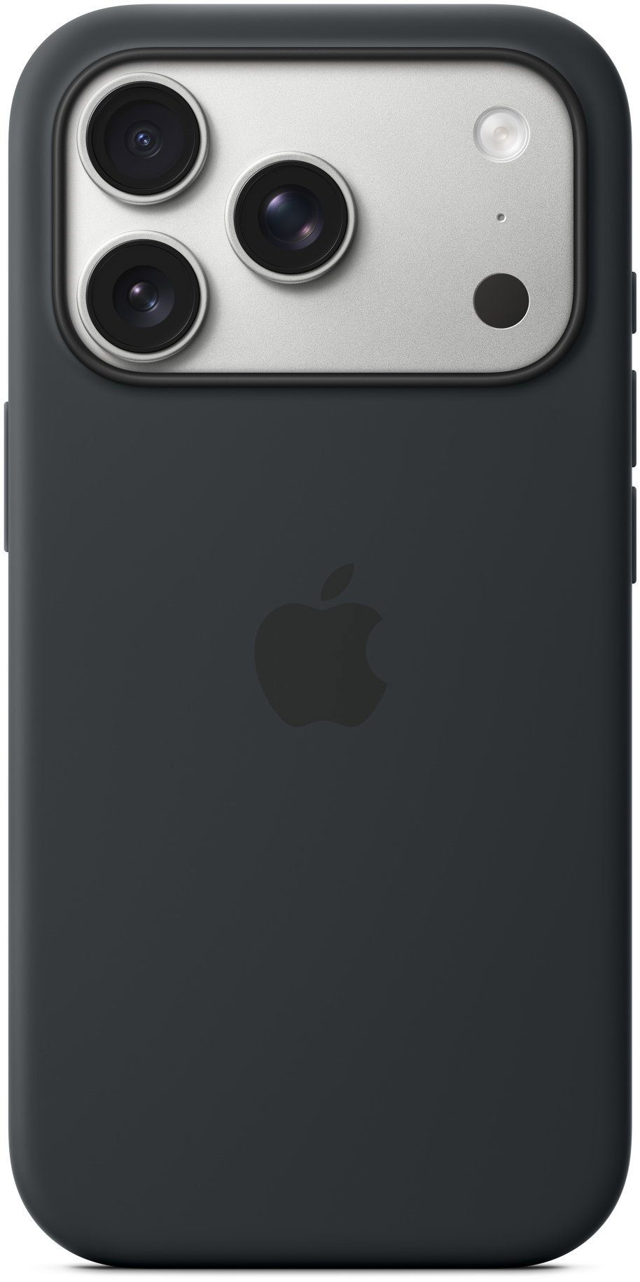 Apple Silicone Cover with MagSafe on iPhone 17 Pro black