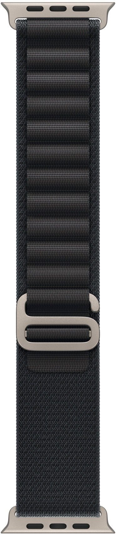 Apple Watch 49mm Black Alpine Pull - Large - Natural Titanium