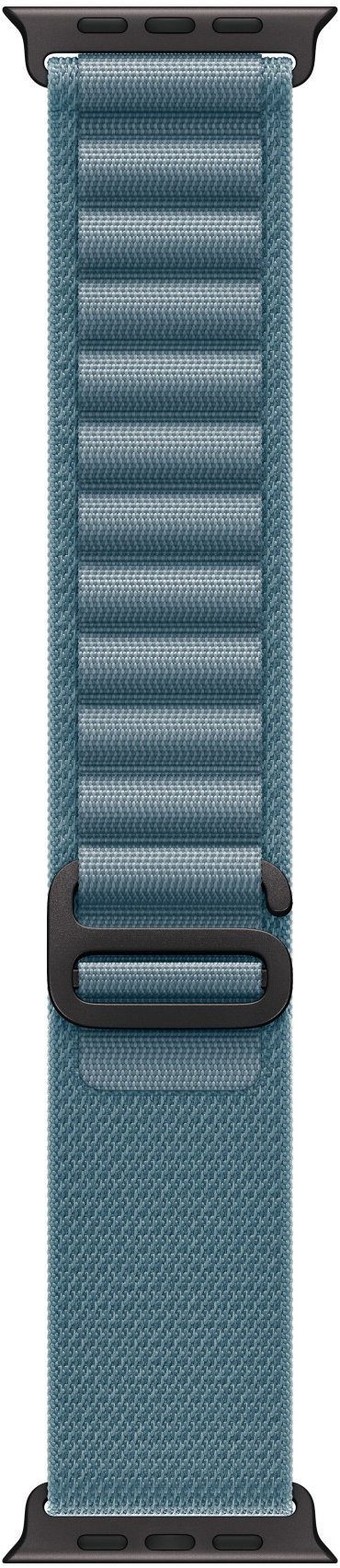 Apple Watch 49mm Light Blue Alpine Pull - Large - Black Titanium
