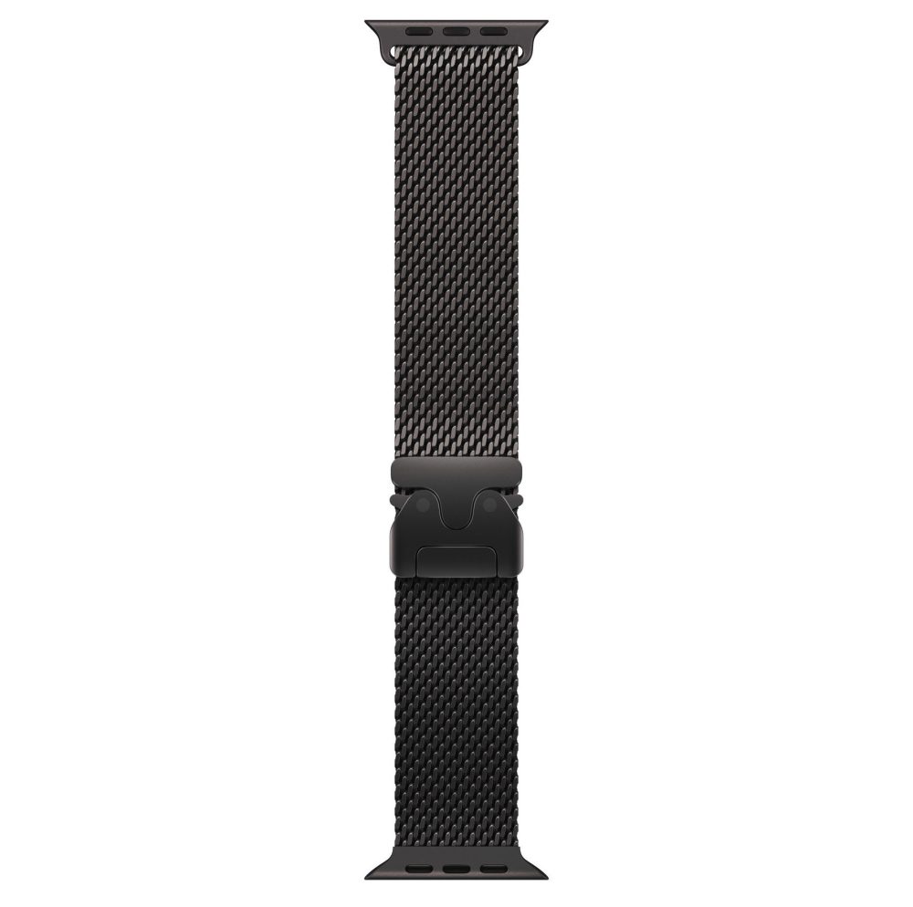 Apple Watch 49mm Milanese Black Titanium Tension - Small