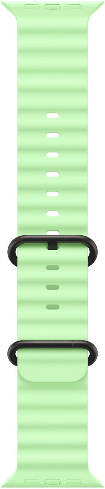 Apple Watch 49mm Neon Green Ocean Strap - Black Titanium