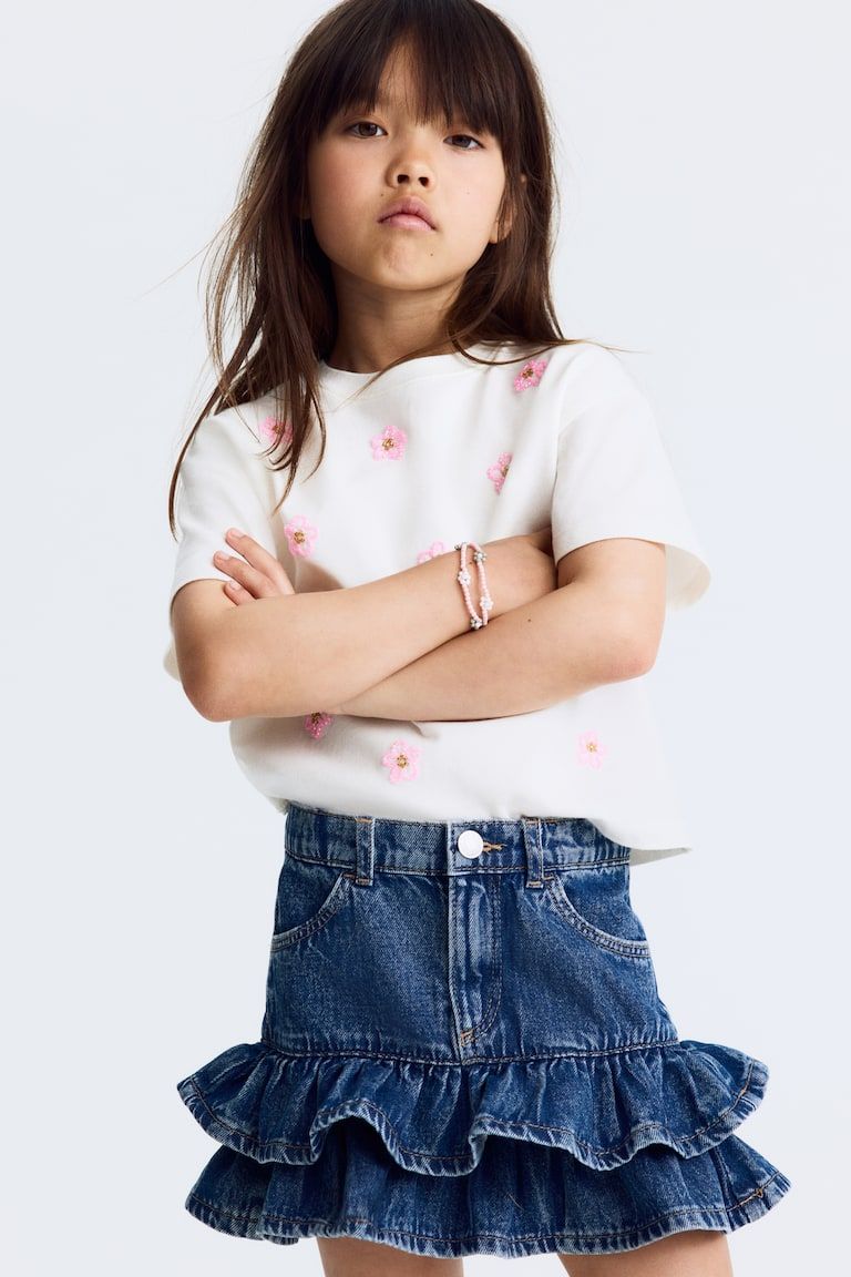 Appliquéd Cotton T-Shirt
