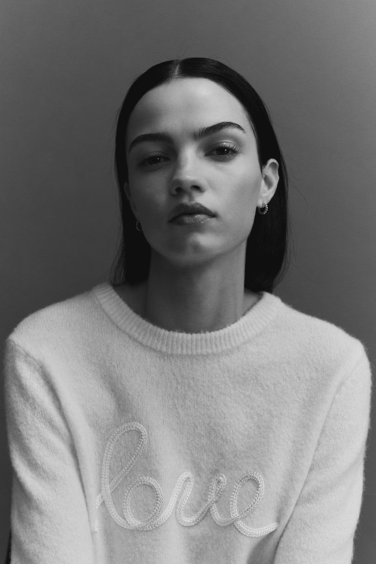 Appliquéd Sweater