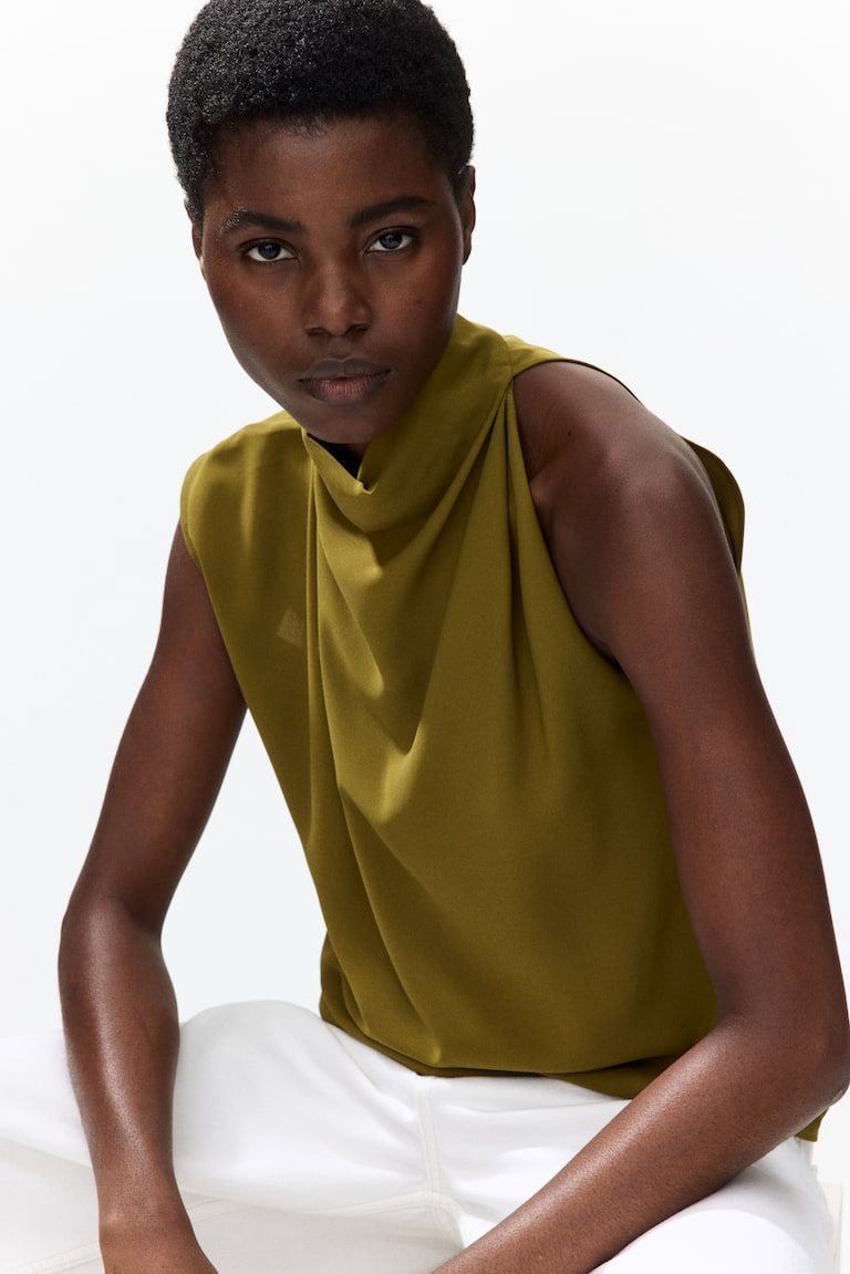 Asymmetric Draped Top