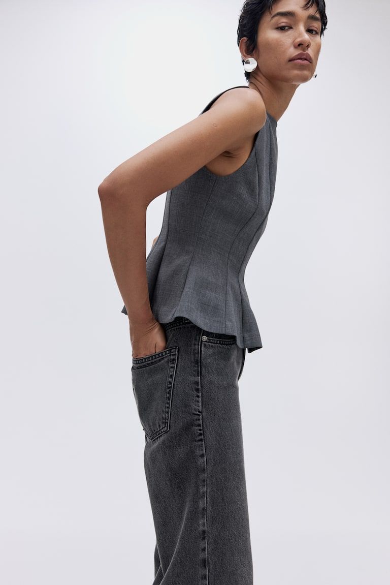 Ava Ultra High Rise Wide Leg Jeans