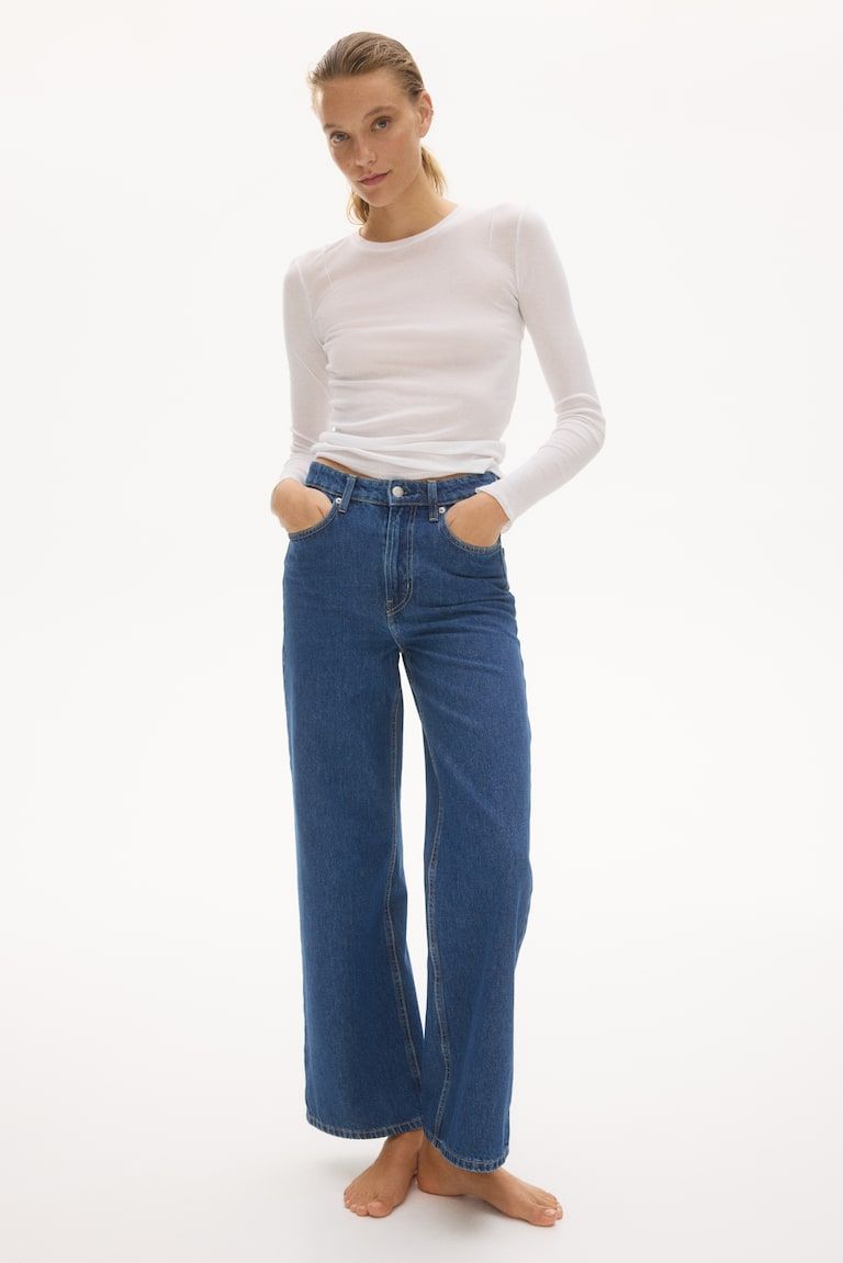 Ava Ultra High Rise Wide Leg Jeans