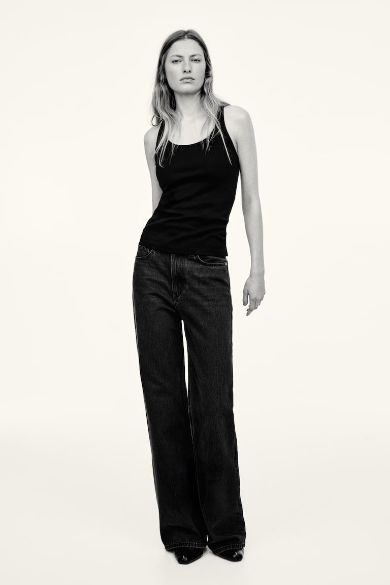 Ava Ultra High Rise Wide Leg Jeans