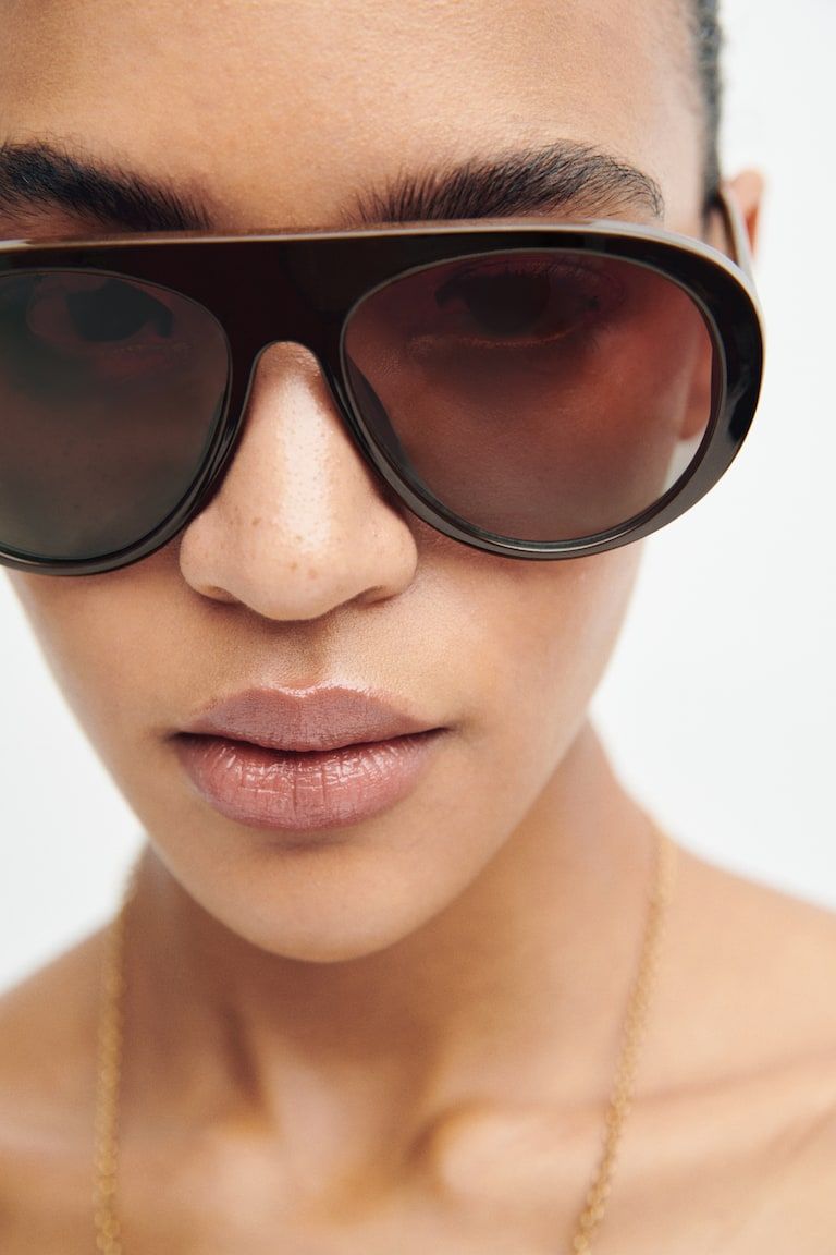Aviator-style sunglasses