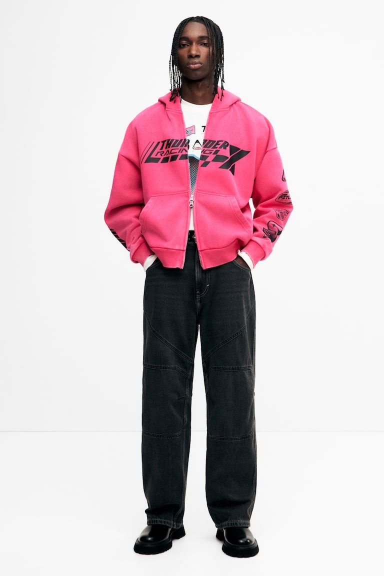 Baggy Biker Jeans