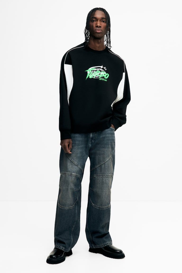Baggy Biker Jeans