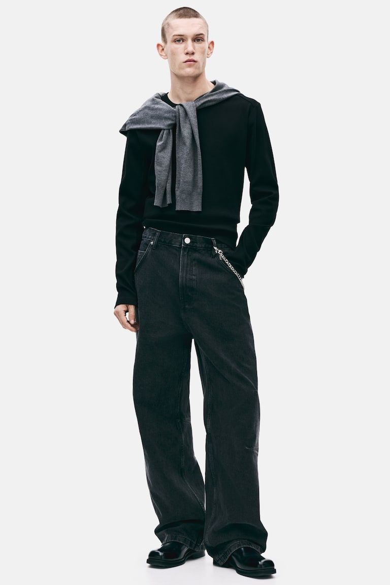 Baggy Darted Jeans