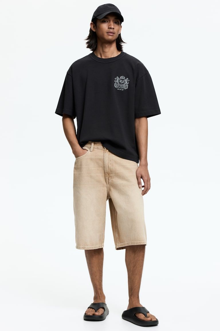 Baggy Denim Shorts