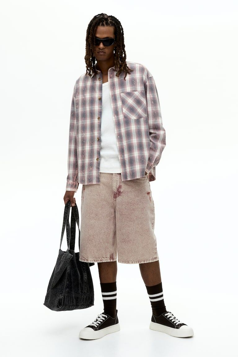 Baggy Denim Shorts