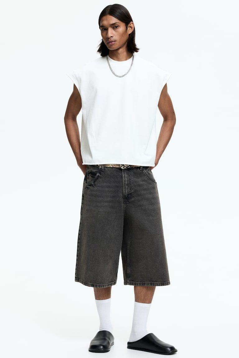 Baggy Denim Shorts