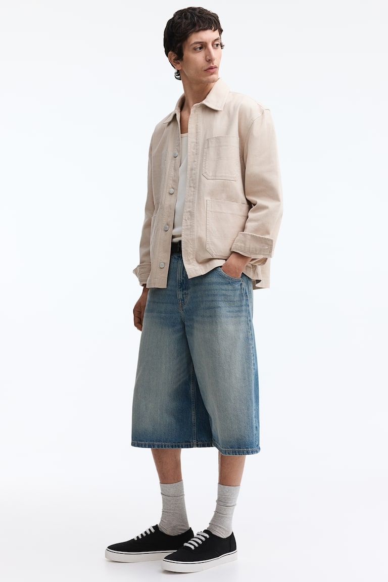 Baggy Denim Shorts