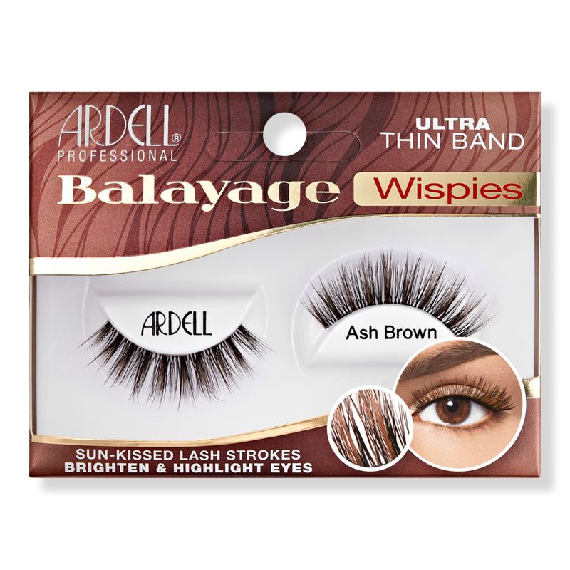 Balayage Multi-Dimensional Strip Lash, Ash Brown