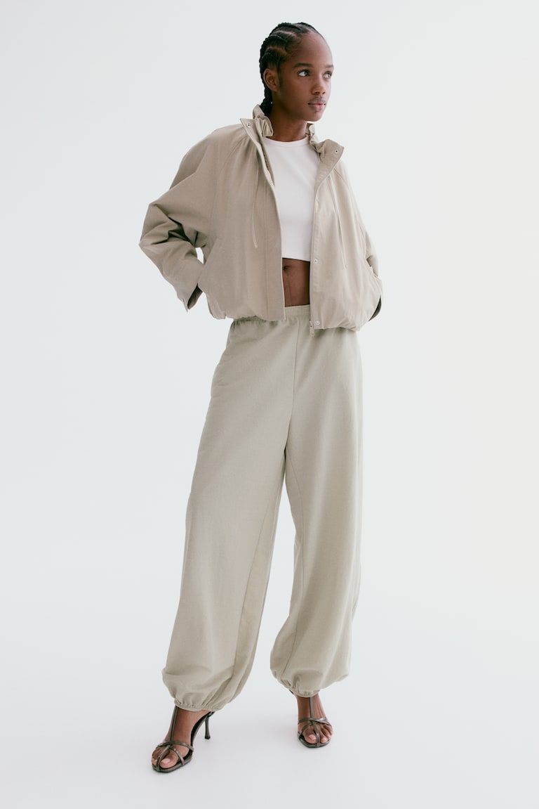 Balloon-Leg Joggers