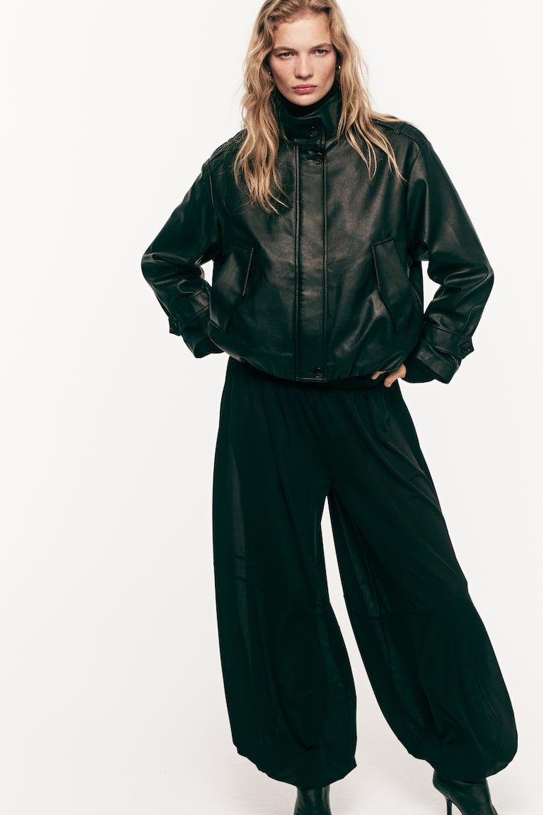 Balloon-Leg Pants