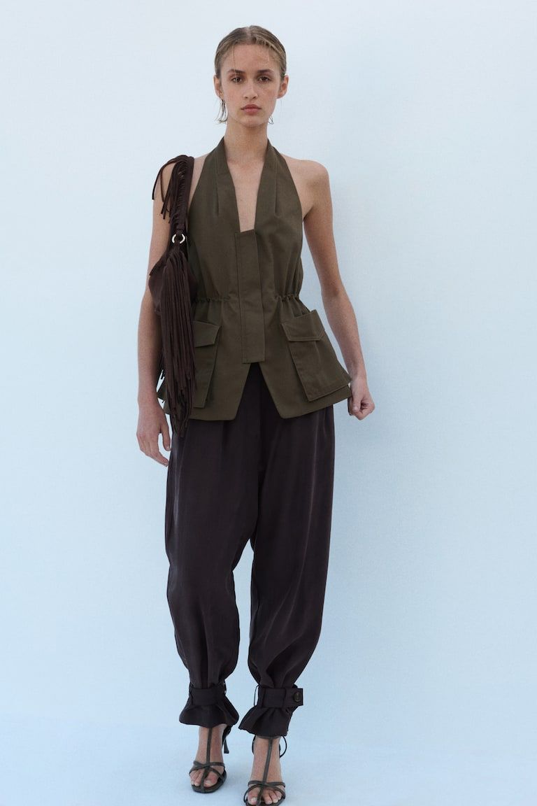 Balloon-Leg Pants