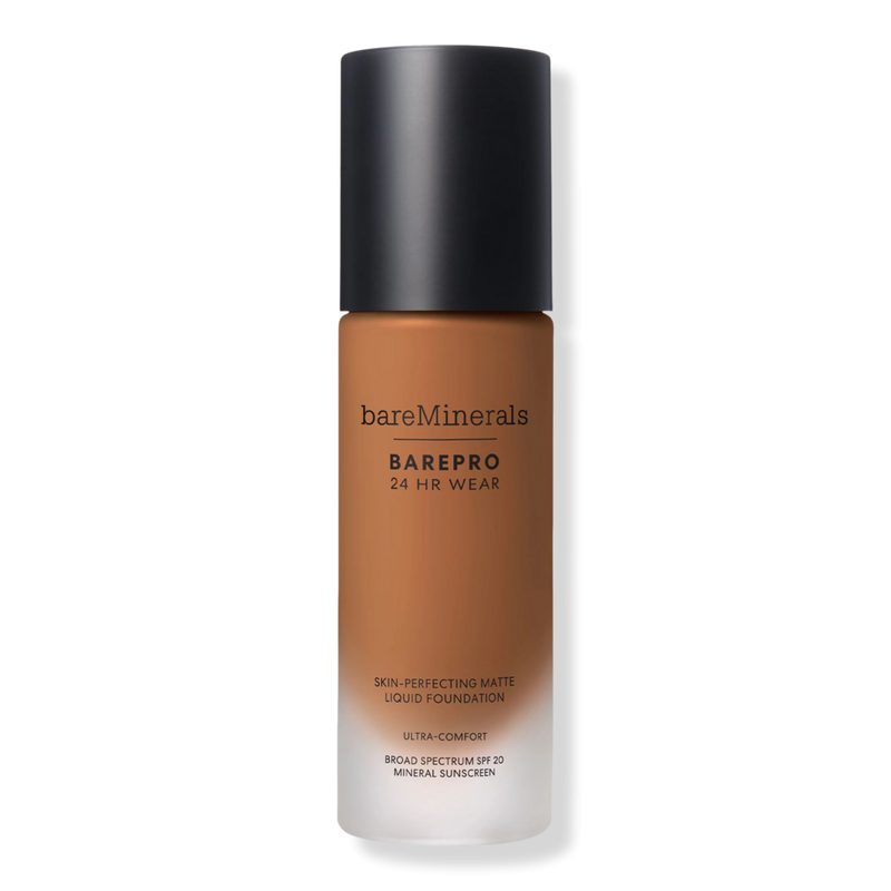 BAREPRO 24HR Wear Skin-Perfecting Matte Liquid Foundation Mineral SPF 20 - Deep 51 Neutral