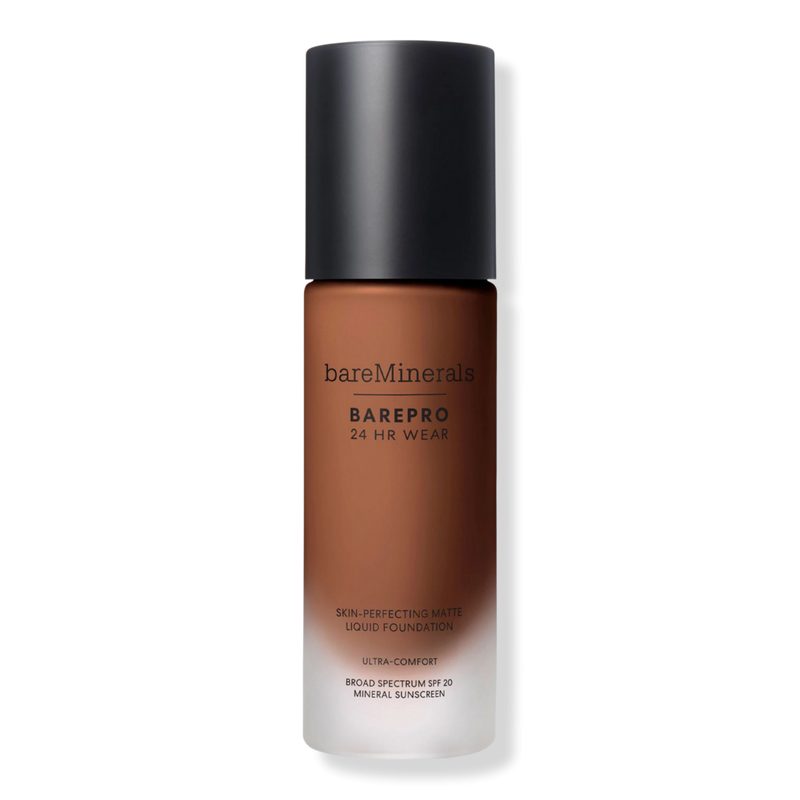 BAREPRO 24HR Wear Skin-Perfecting Matte Liquid Foundation Mineral SPF 20 - Deep 56 Cool