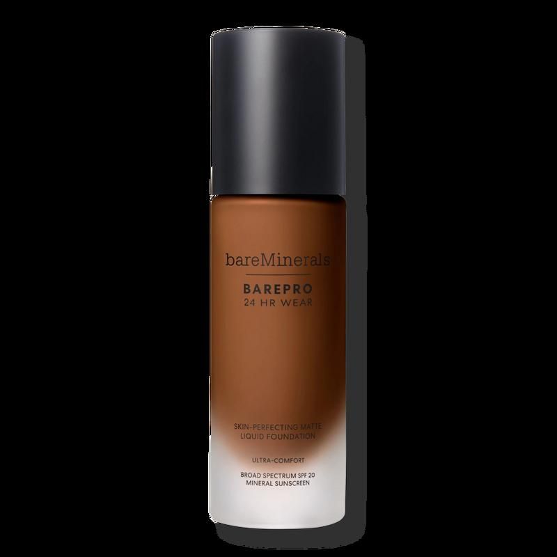 BAREPRO 24HR Wear Skin-Perfecting Matte Liquid Foundation Mineral SPF 20 - Deep 57 Neutral
