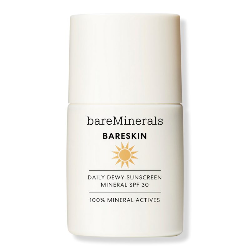 BARESKIN Daily Dewy Sunscreen Mineral SPF 30 - Sheer Medium Deep
