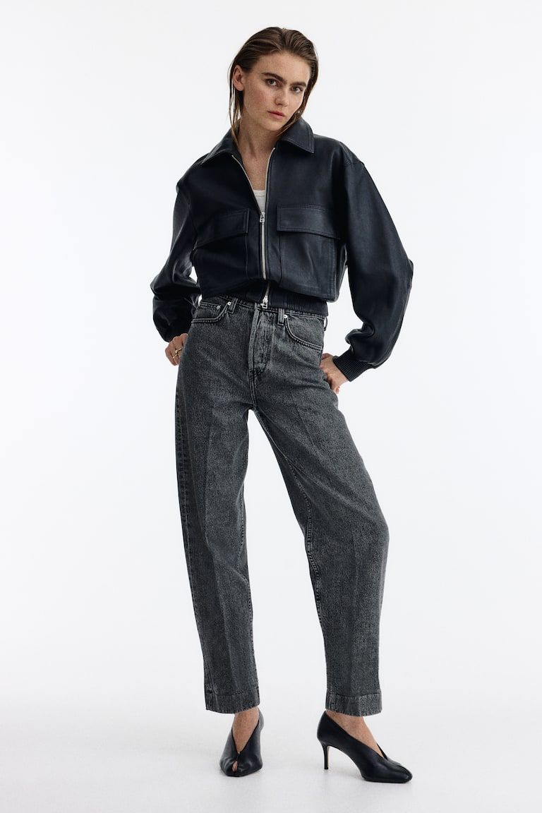 Barrel High Ankle Jeans