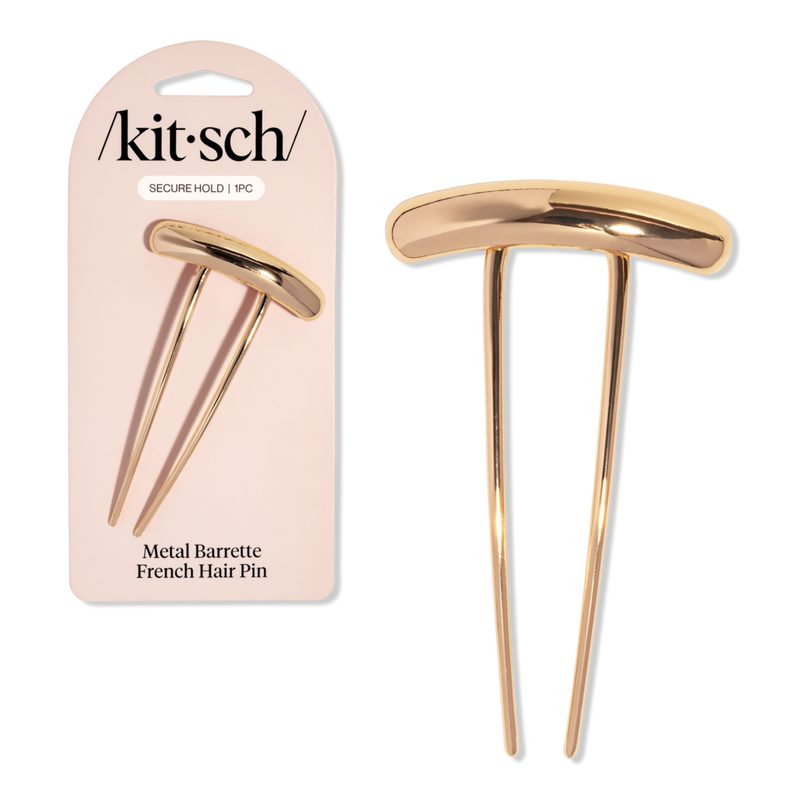 Barrette French Hair Pin - Gold