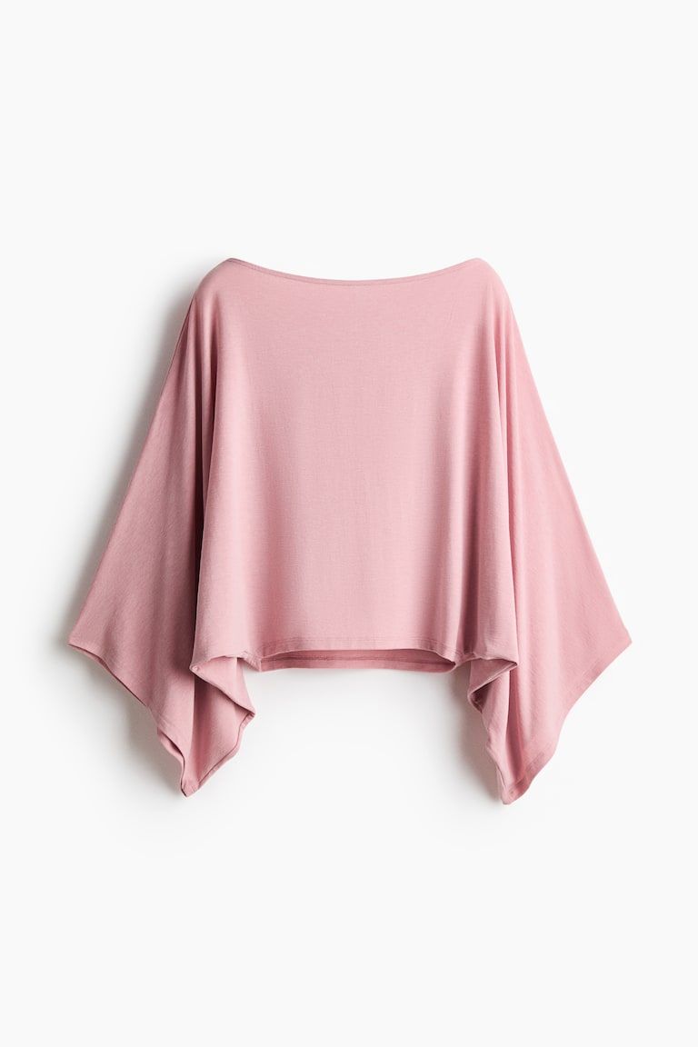 Batwing-Sleeved Top